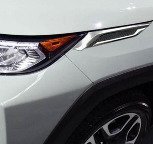 トヨタ RAV4 2019 2020 自動 フロント ヘッド ライト ランプヘッド ストリップ カバー トリム エクステリア ABS AL-BB-6857 ALの通販は