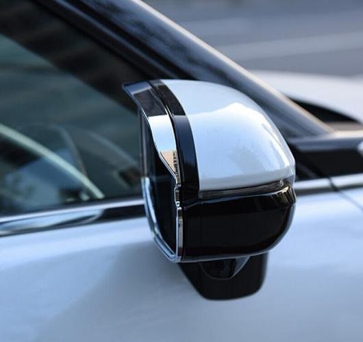 AL ホンダ UR-V 2017 ABS クローム バック ミラー レイン アイブロー カバー トリム 2ピース AL-BB-7041