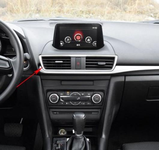 ABS マット アクセラ M3 2017 2018オート インナー エアコン ACコンセント カバー トリム 警告灯 スイッチ パネル AL-BB-7124 ALの通販は 7,180円