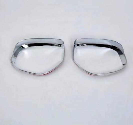 三菱 アウトランダー 2016 2017 2018 ABS クローム バック ミラー サイド ガラス レイン シールドサンバ フレーム 2ピース AL-BB-7164 ALの通販は