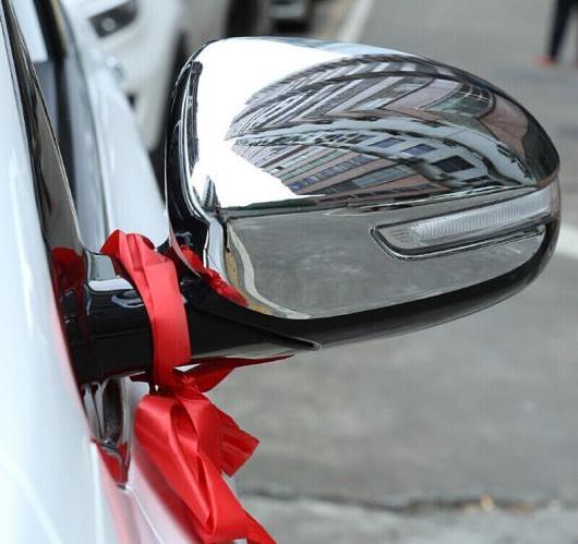 2ピース 起亜 スポーテージ 2016 2017 ABS クローム REAVIEW ミラー カバー バック トリム AL-BB-7207 AL