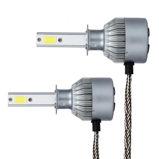 AL 2個 H1 72W 7600LM COB LED 前照灯一揃いの道具 6000 8000K 照明ランプ 球 弁膜 白いこと 一揃いの道具 AL-BB-7361