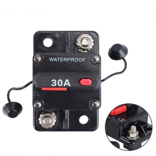 AL 30A 電気回路ブレーカデュアルバッテリー IP67 雨合羽 12V 24V 電気ヒューズリセット雨合羽 AL-BB-7404