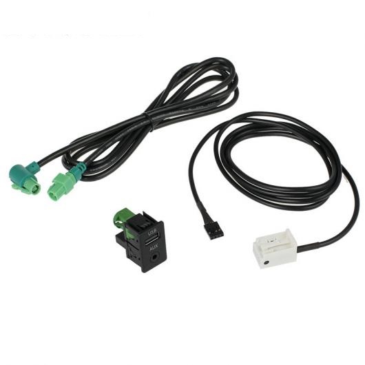 AL USB AUX スイッチ 3.5mm ジャック IN アダプタ BMW E87 E90 E91 E92 HYB Z4 AL-BB-7592の通販は
