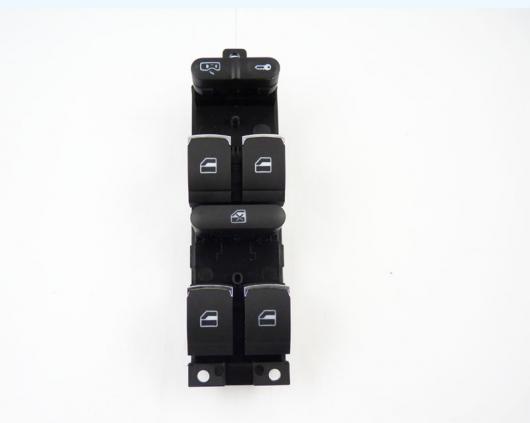 １番ウッド 側面 クロームマスターウィンドウコントローラスイッチ VW ジェッタ ゴルフ GTI MK4パサートB5 3BD959857 AL-BB-8147 AL