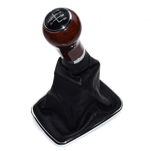 5 高速道路 スタイリング 木製ギアシフトノブ GAITOR ブーツ VW フォルクスワーゲン ジェッタ 1998 1999 2000 2001 2002 2004 AL-BB-8733 AL