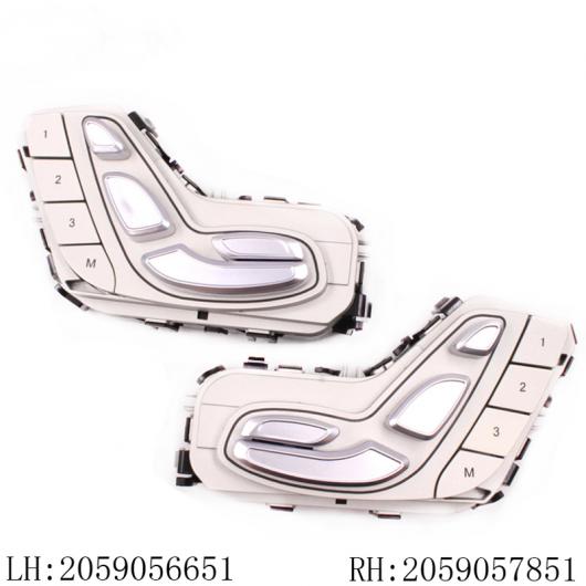 左 右ドライバフロントシートスイッチ 2016 メルセデスベンツ C クラス C300 W205 2059056651 2059057851 A2059056651 A2059057851 選べの通販は