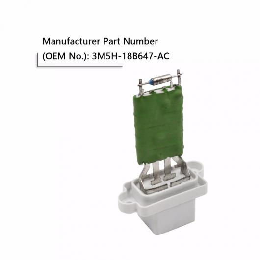 AL ヒーターブロワーモーターファンヒーター レジスター フォード フィエスタ フォード フォーカス モンデオ S-MAX 2002-2006 以降 3M5H18B647AC 132597 Condenser Blower AL-CC-1888