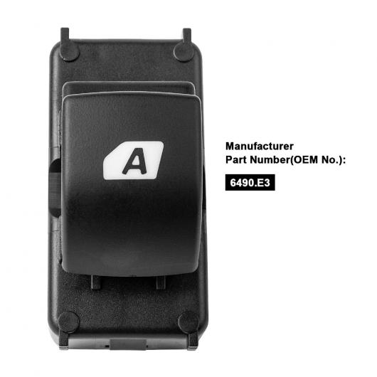 ウィンドウスイッチボタン御手伝い席 側面 シトロエン C4 ベルランゴ プジョー 共同作業者 6490 E3 6490E3 AL-CC-1908 AL