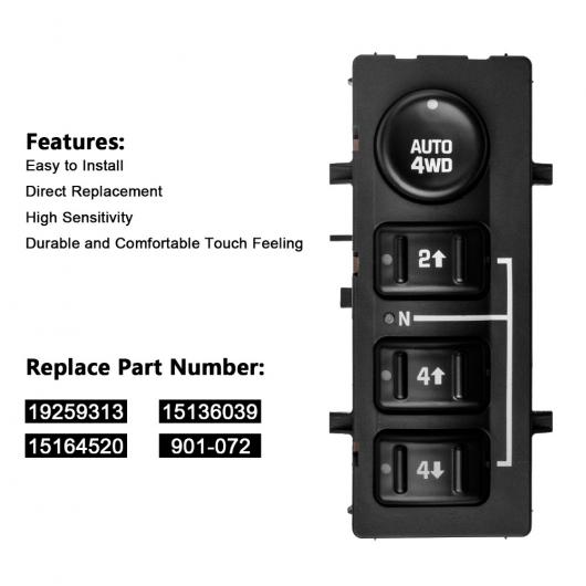 AL セレクタダッシュスイッチ　シボレー TAHOE SUBURBAN GMC シエラ　シルバラード　キャデラック　Avalanche 19259313 15136039 AL-CC-1946