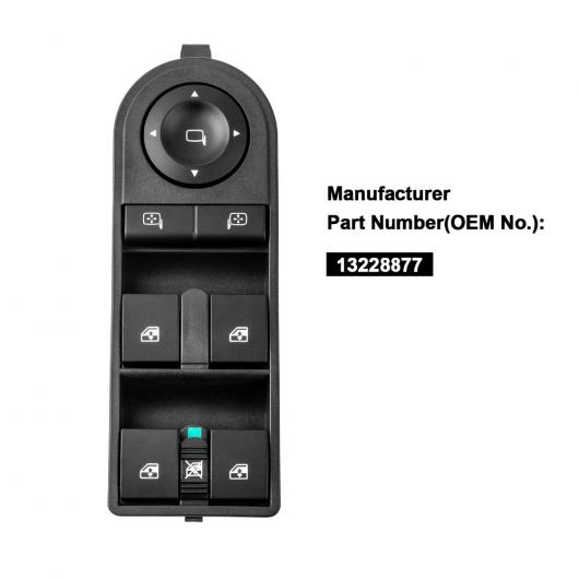 パワーウィンドウ マスター コントロール スイッチ ボクスホール オペル アストラ H ザフィーラ 13228877 13228699 13215153 AL-CC-1947 ALの通販は 8,220円