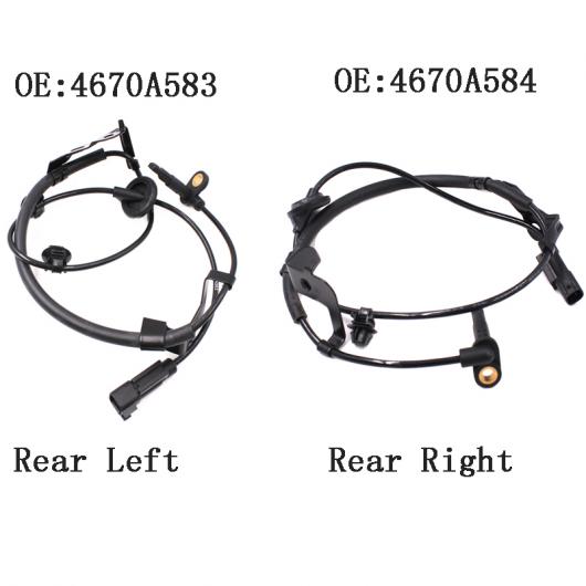 リア 左 & 右 ABS ホイールスピード センサ 三菱 4670A583 4670A157 SU12618 5S11165 4670A584 4670A158 SU12617 5S11164 AL-CC-1981 AL