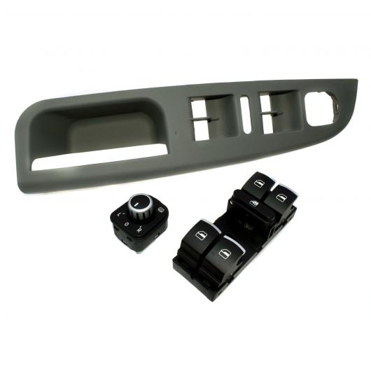 マスターウィンドウミラースイッチパネル VW ジェッタ MK5 2005 2006 2007 2008 2009 2010 5ND959857 5ND959565A 1K4868049C 選べる3バリエーション Black Set〜Grey Set AL-CC-2273 AL