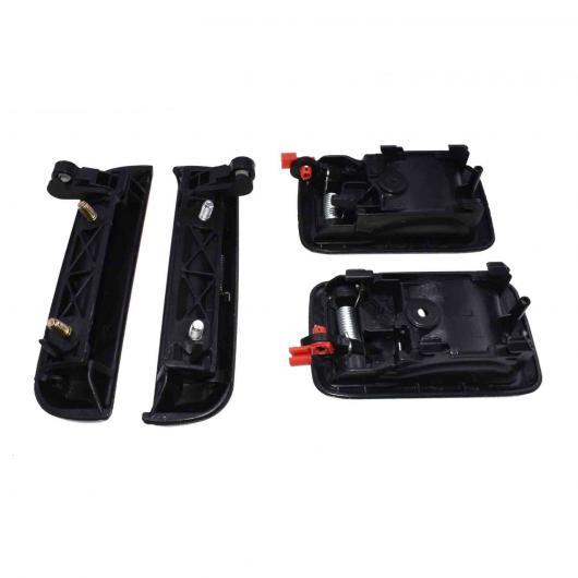 内側＆外側 左 右ペア トヨタ ターセル 1995 1996 1997 1998 OE69220-0A010 ブラック Front Pair AL-CC-2745 AL_2