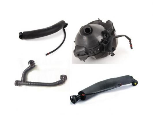 1セット テーククランクケースブリーザーオイルセパレーターキット BMW E61 E91 E85 E60 E90 Z4 N52 11617559530 AL-CC-6011 AL