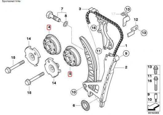 1セット 排気+吸気カムシャフトアジャスター BMW E46 E60N E81 E82 E83 E83N E84 118i 120i 320i 520i 11361707315 11367500032 AL-CC-6036 AL_2