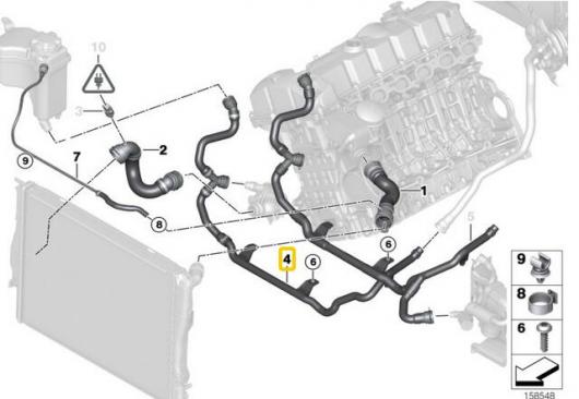 お水 配管協議会 3通い路 BMW E90 E88 E81 130i 128i 323i 328i 17127548223 AL-CC-6422 AL