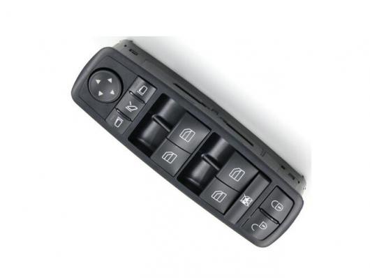 ブラック ウインドウ ミラースイッチ コントロール ユニット メルセデスW245 W169 1698206710 black AL-CC-6662 AL