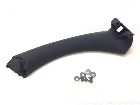 右 サイド ブラック インナー+外 サイド ドアパネル ハンドル プルトリム カバー BMW E90 328i 51417230850 AL-CC-6879 AL_1
