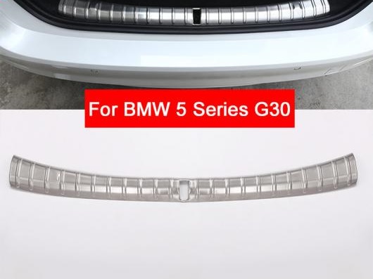 BMW 5シリーズG30 2017 2018 リアインテリア 外側 バンパー プロテクタープレート304ステンレス スチール 選べる2バリエーション Inside・Outside AL-CC-7146 AL