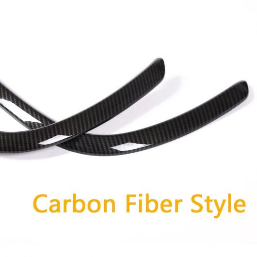 カーボンファイバー BMW X1 F48 16-18 ABS クロームリアネットフレーム カバー BMW E90 2 シリーズ 218i F45 F46 BMW X2 F47 2018 Carbon fiber style AL-CC-7811 AL_4
