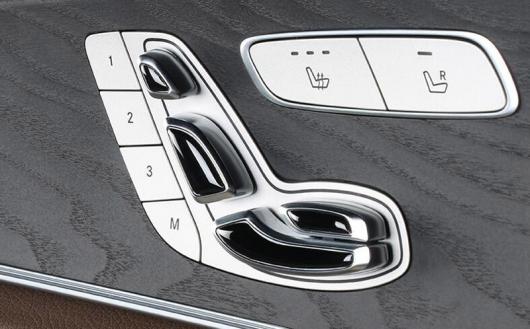 メルセデスベンツ EクラスW213 E200 E300 GLC CクラスW205 ABS グロスブラックシートボタンスパンコール2スタイル 選べる2バリエーション 6pcs・8pcs AL-CC-8039 AL_3