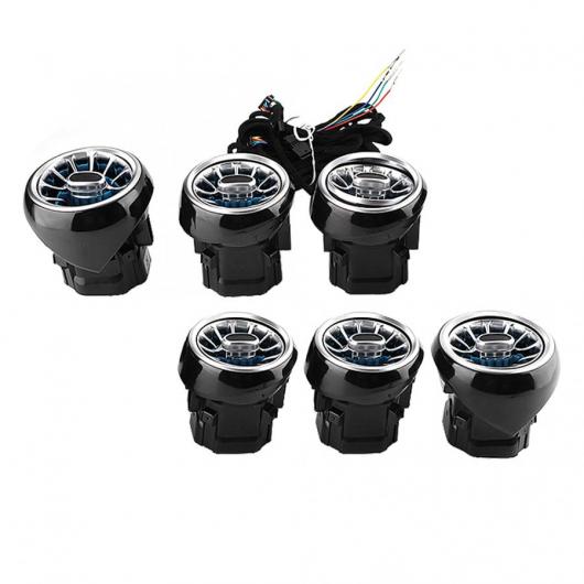 6個 エアベント LED 周囲光タービンランプ 64 メルセデスベンツ E クラス 修正スタイリング AL-DD-0875 AL