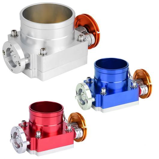 スロットル ボディ 70mm CNC アルミ ユニバーサル ハイ インテーク マニホールドスロットル 機械式スロットル 選べる3カラー レッド〜シルバー AL-DD-1167 ALの通販は