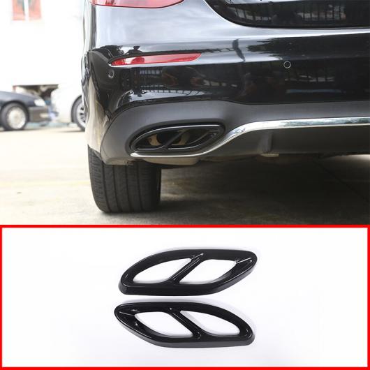 メルセデスベンツ GLC C クラス W205 304 スチール エキゾースト トリム 選べる2カラー ブラック・シルバー AL-DD-4177 AL