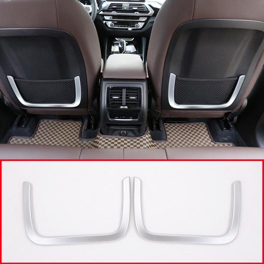 2個 ABS クロームリア荷物コンパートメント 装飾 フレーム BMW X3 G01 2018 AL-DD-4500 AL