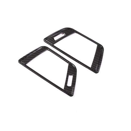 2個 カーボンファイバー ABS インテリア サイド エアコン ベントフレーム BMW 3 4 シリーズ F30 320 316 328 GT 13-17 AL-DD-4518 AL_1