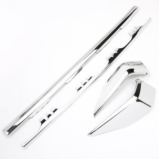 4個 ABS クロームフロントグリル 装飾 フレーム トヨタ ランド クルーザー プラド FJ150 150 2010-2018 AL-DD-4721 AL_1