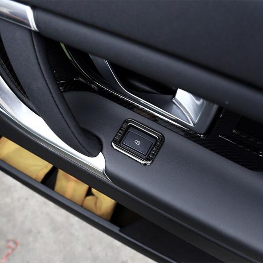 AL 4個 ステンレス スチール ブラック ヘアライン ドアロック ボタンフレーム トリム ランドローバーディスカバリースポーツ 2015-2017 ブラック AL-DD-4784の通販は