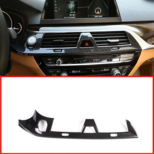 カーボンファイバー ABS PLASIC 中央 コントロール エア 装飾 フレーム BMW 5 シリーズ 528LI 530LI 2018-2019 AL-DD-4936 AL