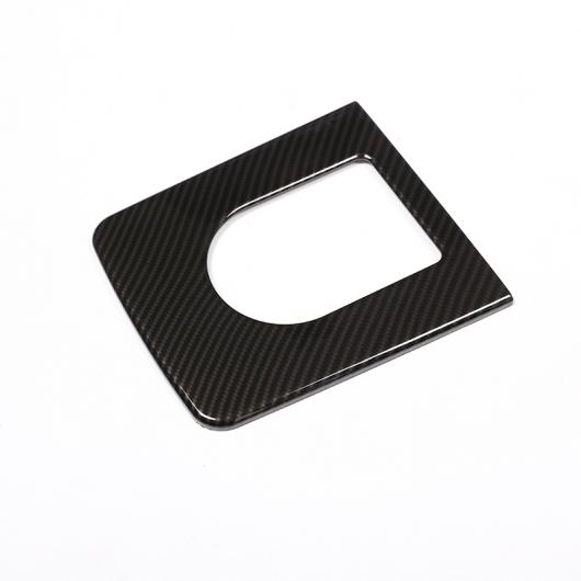 カーボンファイバー ABS 中央コンソールギアシフト トリム ジャガー F-ペース X761 XE X760 XF X260 2016-2018 ブラック AL-DD-5025 AL_2
