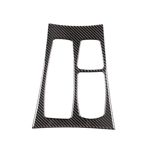 カーボンファイバー インテリアギアシフトフレーム トリム ステッカー BMW X5 X6 E70 E71 2010 2011 2012 2013 RHD Carbon Fiber AL-DD-5236 AL_4