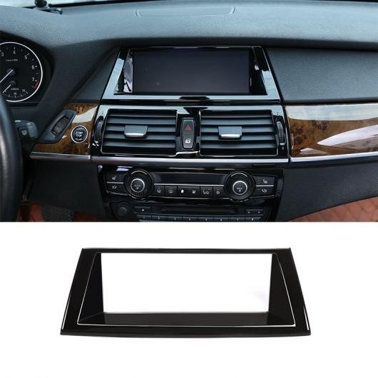 光沢 ブラック ABS クロームナビゲーション 装飾 フレーム BMW X5 E70 X6 E71 2008-2013 AL-DD-5291 AL
