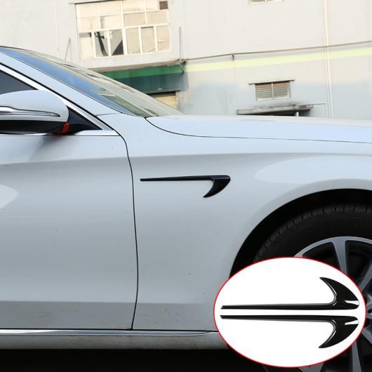 2個 光沢 ブラック ABS クローム サイドフェンダー メルセデスベンツ E クラス W213 C W205 E63S AMG 選べる2バリエーション Glossy black・Polish silver AL-DD-5355 ALの通販は