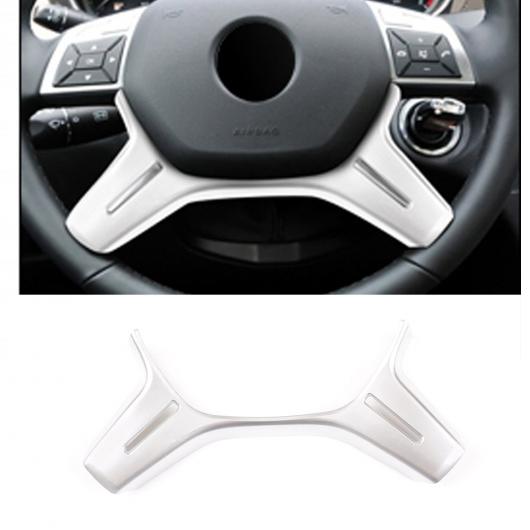カーボン調 メルセデスベンツ C クラス W204 C180 C200 2011-2013 ABS クロームステアリングホイール フレーム 選べる2バリエーション Carbon Fiber・Silver AL-DD-5378 AL_3