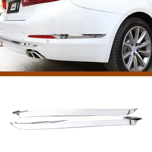 2ピース BMW 5シリーズG30 2018 ABS プラスチックグロスブラッククロームサイドリア 選べる2バリエーション Shiny silver・Gloss black AL-DD-5417 AL