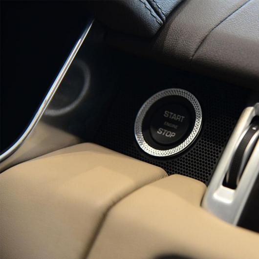 エンジンスタートリング ローバーディスカバリースポーツレンジローバー イヴォーク ヴォーグ VELAR/ヴェラール LR5 クローム収納スイッチリング パーツ AL-DD-5536 AL