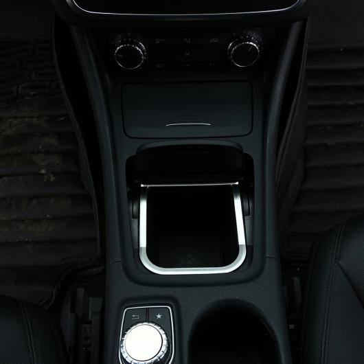 AL ABS クロームセンター収納ボックスフレームステッカートリム メルセデスベンツ CLA GLA AクラスB200 220 A180 W176 W117 C117 AL-DD-5690_3