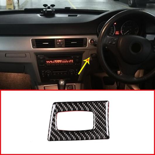 AL エポキシ カーボンファイバー RHD キー ホール フレーム トリム BMW 3 シリーズ E90 E92 2005-2012 右 Carbon Fiber AL-DD-5696