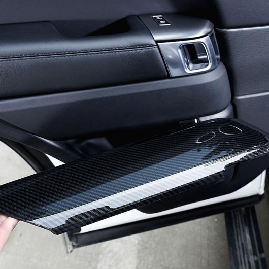 4個 カーボン調 ABS プラスチックインナードア カバー ランドローバーレンジローバースポーツ RR スポーツ 2014- 19 リプレースメント 部品 Carbon fiber style AL-DD-5948 AL_4