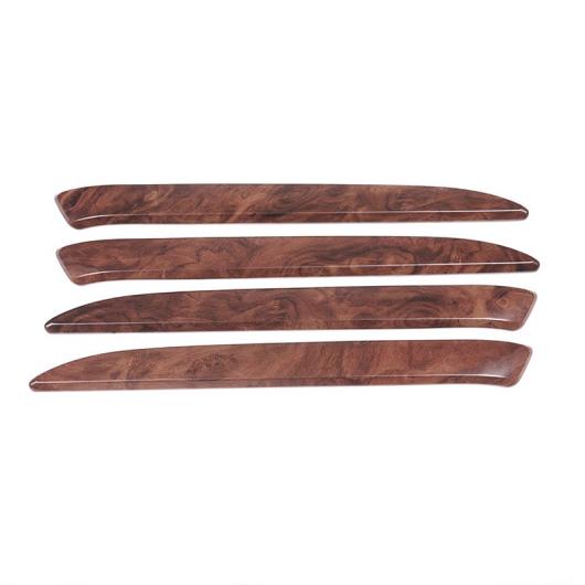 4個 ローズ木目 ABS ランドローバーディスカバリー 5 LR5 L462 2017-19 内ドア プロテクター カバー パーツ Rose Wood Grain AL-DD-5965 AL_2