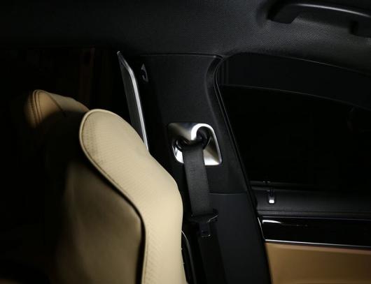 BMW 7シリーズG11 G12 730Li 740Li 750Li 2016-2018 ABS マットクロームSAFEYベルト カバー トリム 2セットピース シルバー AL-DD-6048 AL_4