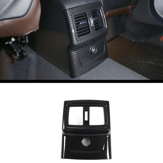 カーボン調 BMW X1 F48 2016-2018 ABSPLASTiC 後列 AC ベント コンセント カバー トリム BMW X2 F47 2018 AL-DD-6266 AL
