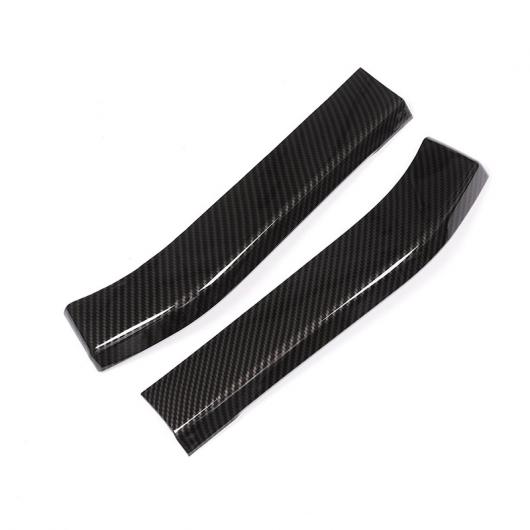 カーボン調 BMW X5 F15 X6 F16 2014-2018 ABS クロームリアエアベントアセンブリ カバー ステッカー Carbon fiber style AL-DD-6274 AL_2