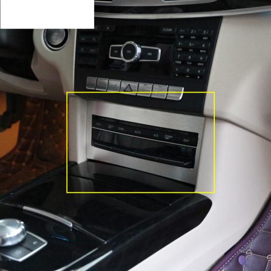 メルセデス ベンツ E クラス E200 E260 E300 2008-2015 アルミセンター コントロール 空調スイッチ カバー トリム AL-DD-6444 AL