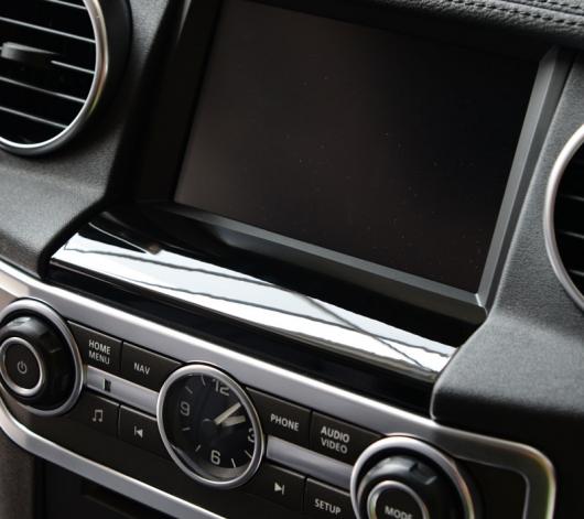 AL ランドローバーディスカバリー 4 ABS クローム GPS 下 画面 パネル カバー トリムステッ 選べる3バリエーション black〜matte AL-DD-6476